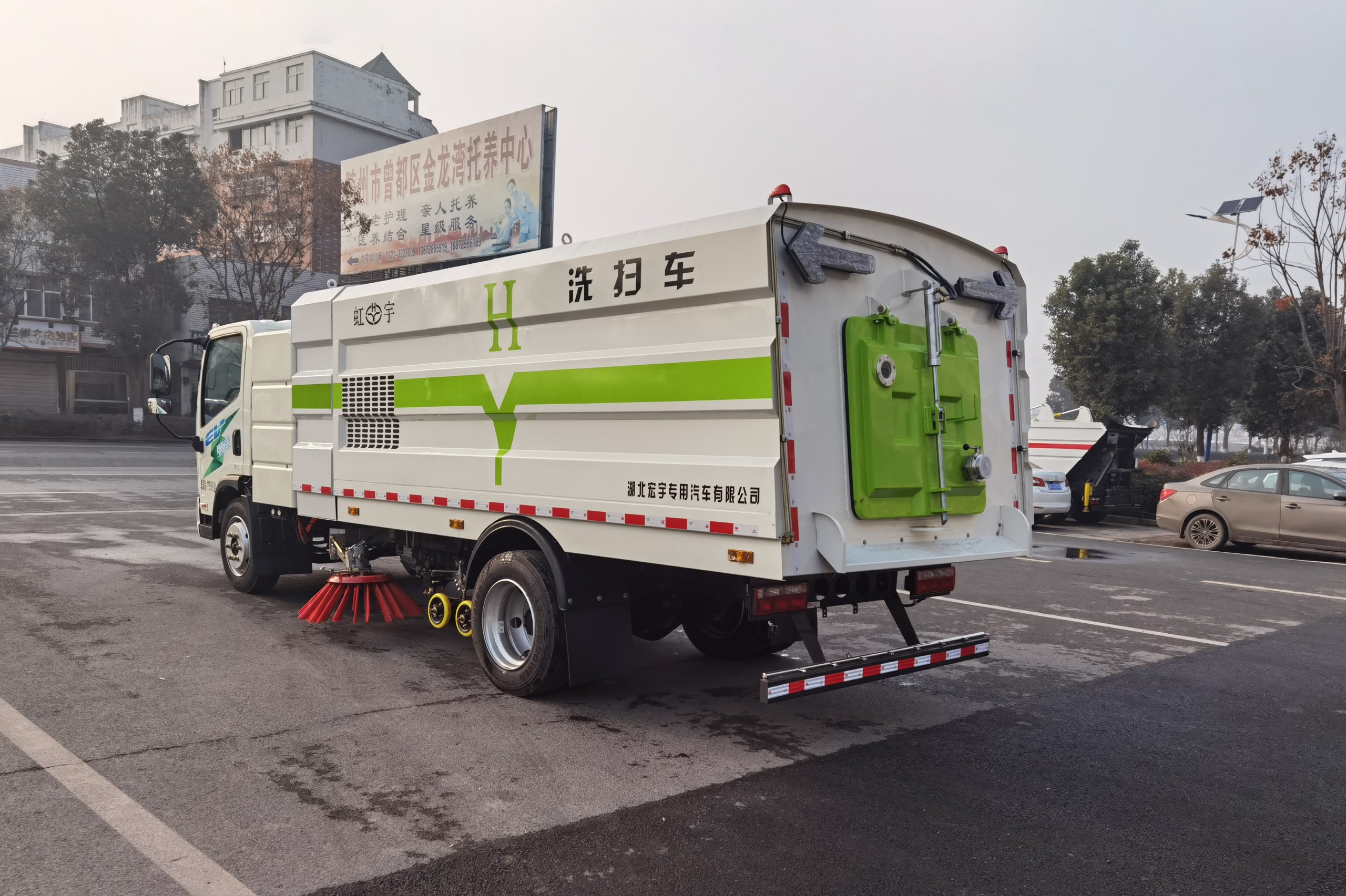 解放8m³纯电动洗扫车